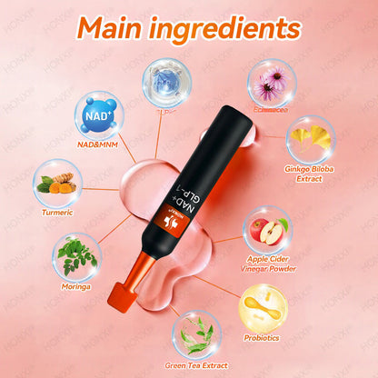HONXI® 𝑁𝐴𝐷+ 𝐺𝐿𝑃-1 𝗙𝗶𝗴𝘂𝗿𝗲-𝗦𝗰𝘂𝗹𝗽𝘁𝗶𝗻𝗴 𝗗𝗿𝗼𝗽𝘀 - 𝑆𝑢𝑖𝑡𝑎𝑏𝑙𝑒 𝑓𝑜𝑟 𝑜𝑏𝑒𝑠𝑖𝑡𝑦, 𝑑𝑖𝑎𝑏𝑒𝑡𝑒𝑠, 𝑐𝑎𝑟𝑑𝑖𝑜𝑣𝑎𝑠𝑐𝑢𝑙𝑎𝑟 𝑑𝑖𝑠𝑒𝑎𝑠𝑒𝑠
