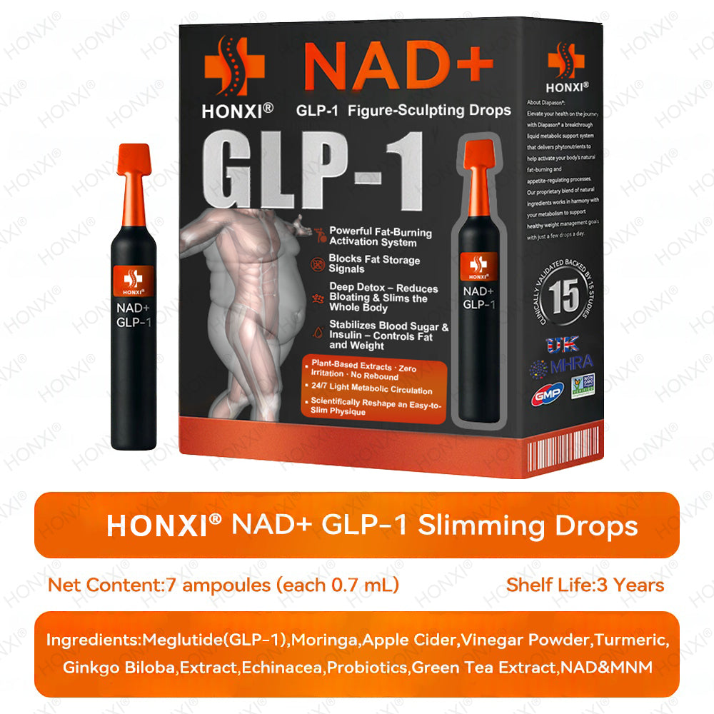 HONXI® 𝑁𝐴𝐷+ 𝐺𝐿𝑃-1 𝗙𝗶𝗴𝘂𝗿𝗲-𝗦𝗰𝘂𝗹𝗽𝘁𝗶𝗻𝗴 𝗗𝗿𝗼𝗽𝘀 - 𝑆𝑢𝑖𝑡𝑎𝑏𝑙𝑒 𝑓𝑜𝑟 𝑜𝑏𝑒𝑠𝑖𝑡𝑦, 𝑑𝑖𝑎𝑏𝑒𝑡𝑒𝑠, 𝑐𝑎𝑟𝑑𝑖𝑜𝑣𝑎𝑠𝑐𝑢𝑙𝑎𝑟 𝑑𝑖𝑠𝑒𝑎𝑠𝑒𝑠