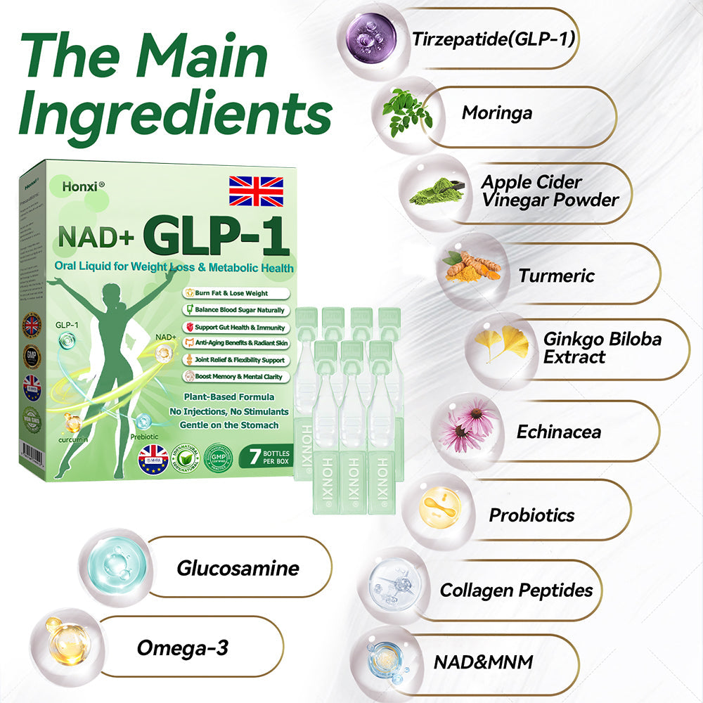 𝑶𝒇𝒇𝒊𝒄𝒊𝒂𝒍 𝑺𝒕𝒐𝒓𝒆 | Honxi® GLP-1 + NAD+ Oral Liquid for Weight Loss & Metabolic Health - 𝐉𝐮𝐬𝐭 𝐨𝐧𝐜𝐞 𝐚 𝐝𝐚𝐲, 𝐯𝐢𝐬𝐢𝐛𝐥𝐞 𝐜𝐡𝐚𝐧𝐠𝐞𝐬 𝐢𝐧 𝟕 𝐝𝐚𝐲𝐬 ✅𝐅𝐨𝐫 𝐨𝐛𝐞𝐬𝐢𝐭𝐲, 𝐜𝐚𝐫𝐝𝐢𝐨𝐯𝐚𝐬𝐜𝐮𝐥𝐚𝐫 𝐡𝐞𝐚𝐥𝐭𝐡, 𝐝𝐢𝐚𝐛𝐞𝐭𝐞𝐬, 𝐬𝐥𝐞𝐞𝐩 𝐚𝐩𝐧𝐞𝐚, 𝐆𝐮𝐭 𝐇𝐞𝐚𝐥𝐭𝐡, 𝐣𝐨𝐢𝐧𝐭 𝐢𝐬𝐬𝐮𝐞𝐬, 𝐚𝐧𝐝 𝐦𝐨𝐫𝐞
