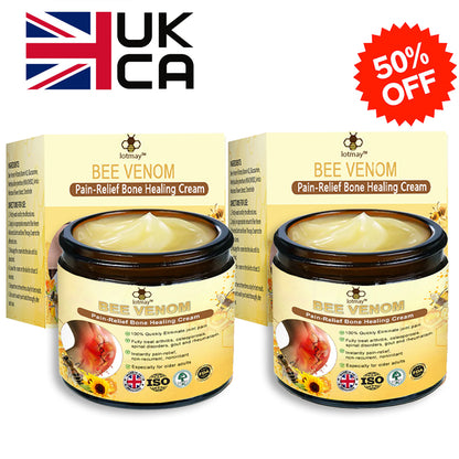 ✅Official Store: Lotmay™ Bee-Venom Pain-Relief Bone Healing Cream (👨‍⚕️Reducing joint swelling, pain, stiffness, redness, warmth, soreness, and joint fatigue)