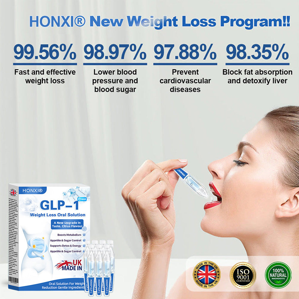 Honxi® ⚡⚡GLP-1 Max Weight Loss Oral Solution ✅See results in 7 days 👩‍⚕️Suitable for obesity, cardiovascular diseases, diabetes, sleep apnea, high cholesterol and blood lipids, joint problems, and various other conditions🚀