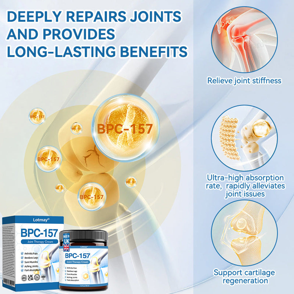Lotmay® BPC-157 Joint Therapy Cream ⚡For Treats Arthritis, Neuropathy, Rheumatism, Sports Injuries & More