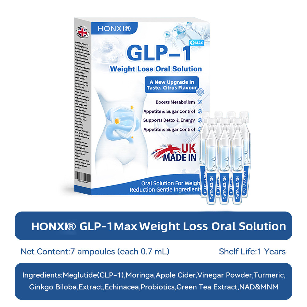 Honxi® ⚡⚡GLP-1 Max Weight Loss Oral Solution ✅See results in 7 days 👩‍⚕️Suitable for obesity, cardiovascular diseases, diabetes, sleep apnea, high cholesterol and blood lipids, joint problems, and various other conditions🚀